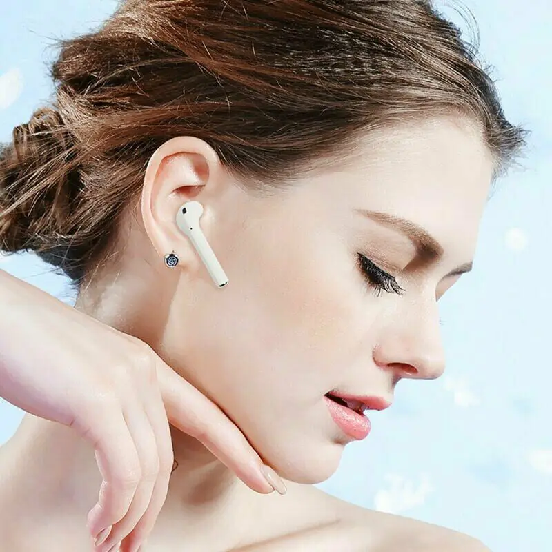 RAVI i12 TWS беспроводные наушники Bluetooth наушники сенсорное управление и 3D стерео наушники для iPhone x samsung pk i10 i88 i9s