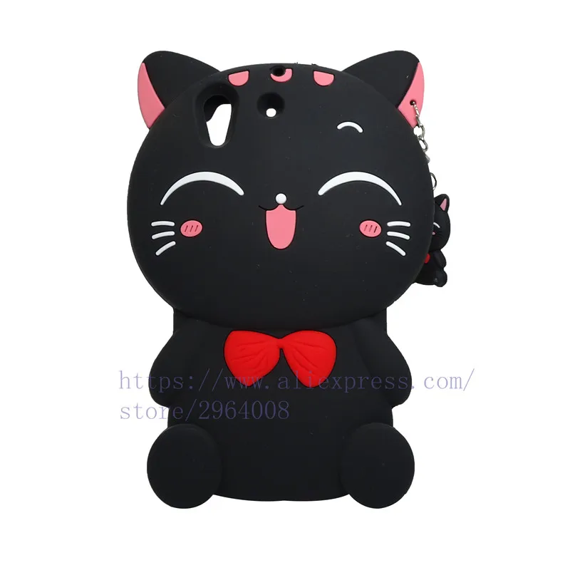 TRISEOLY 3D с изображением из мультфильма Lucky Cat Силиконовый чехол для huawei Y6 2 CAM L21 Honor 5A 5