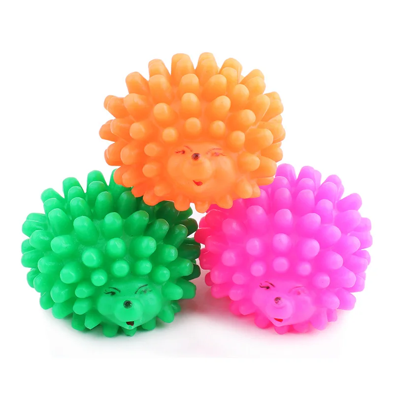 Random Color Новые игрушки для собак, Классический Маленький ежик, жевательная пищалка, пищалка, Pyppu игрушка маленького размера, собачий мячик, игрушка для животных, случайный цвет - Цвет: Random Color
