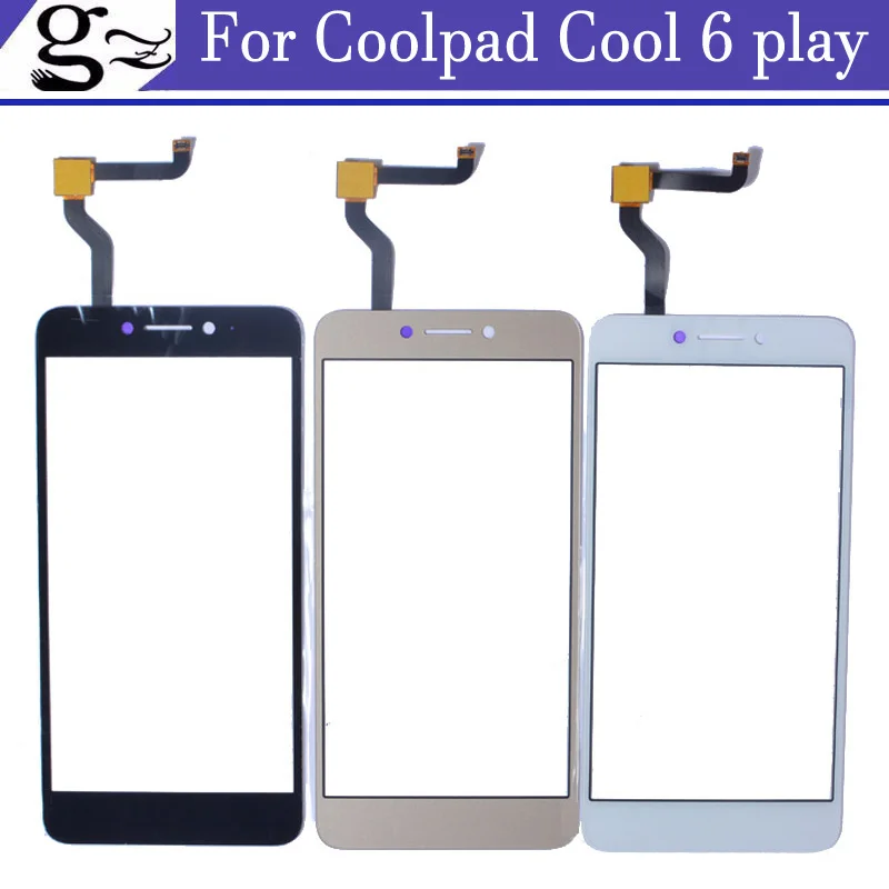 2 шт. белый черный золотой цвет для Coolpad Cool 6 play Cool6 cool сенсорный экран Coolpad6 5