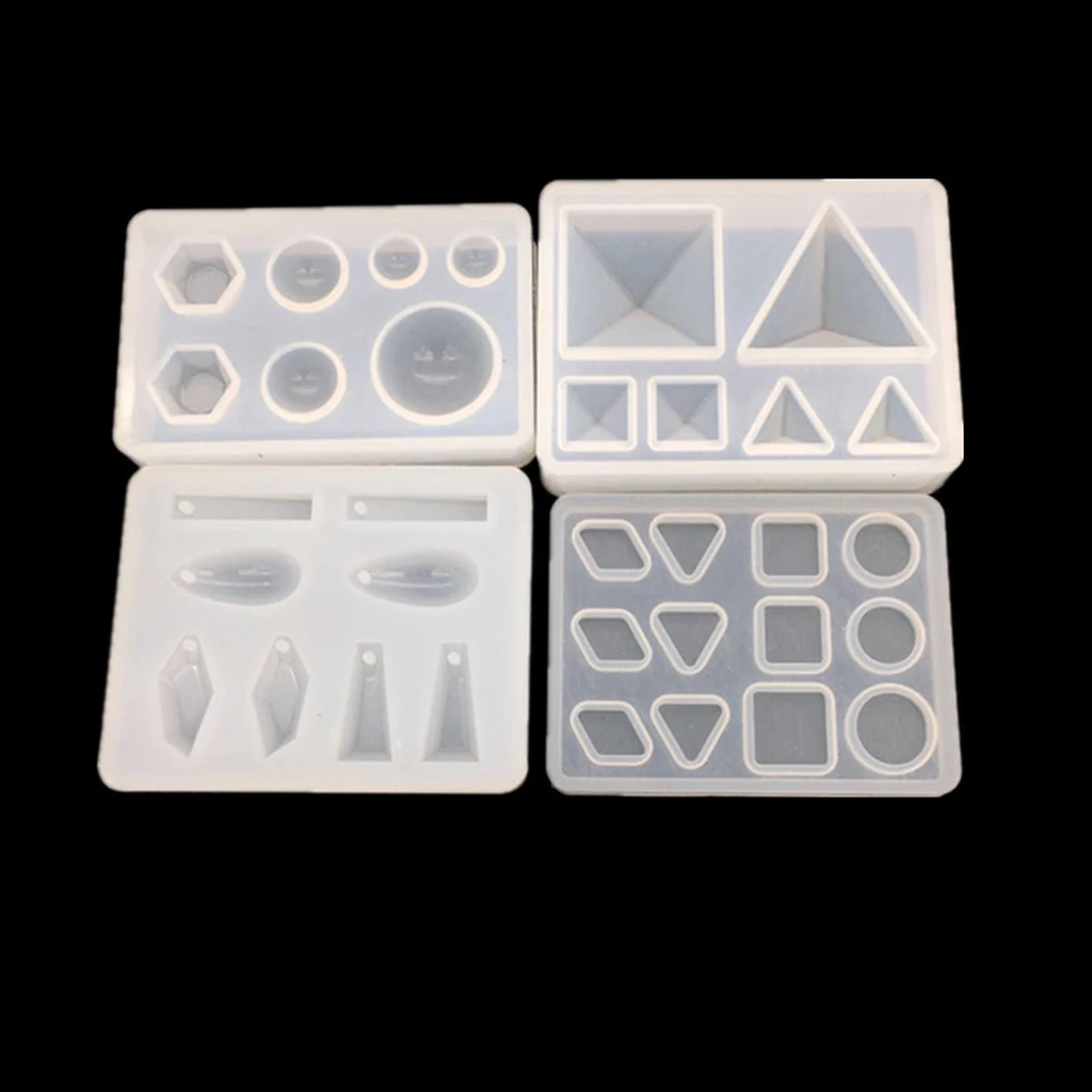 2 упаковки силиконовая форма для изготовления Подвески геометрические формы с