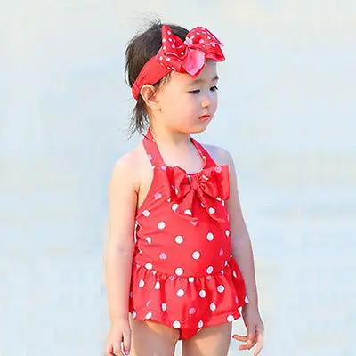 2 шт. детский купальник-бикини с повязкой на голову | Спорт и развлечения