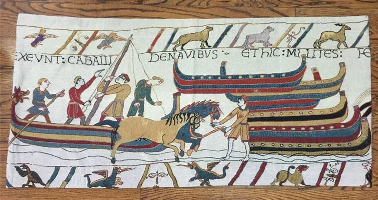 80*140 см Bayeux Гобелен(la reine Mathilde) настенный гобелен средневековая настенная подвесная Гобеленовая декоративная Гобеленовая декорация для дома