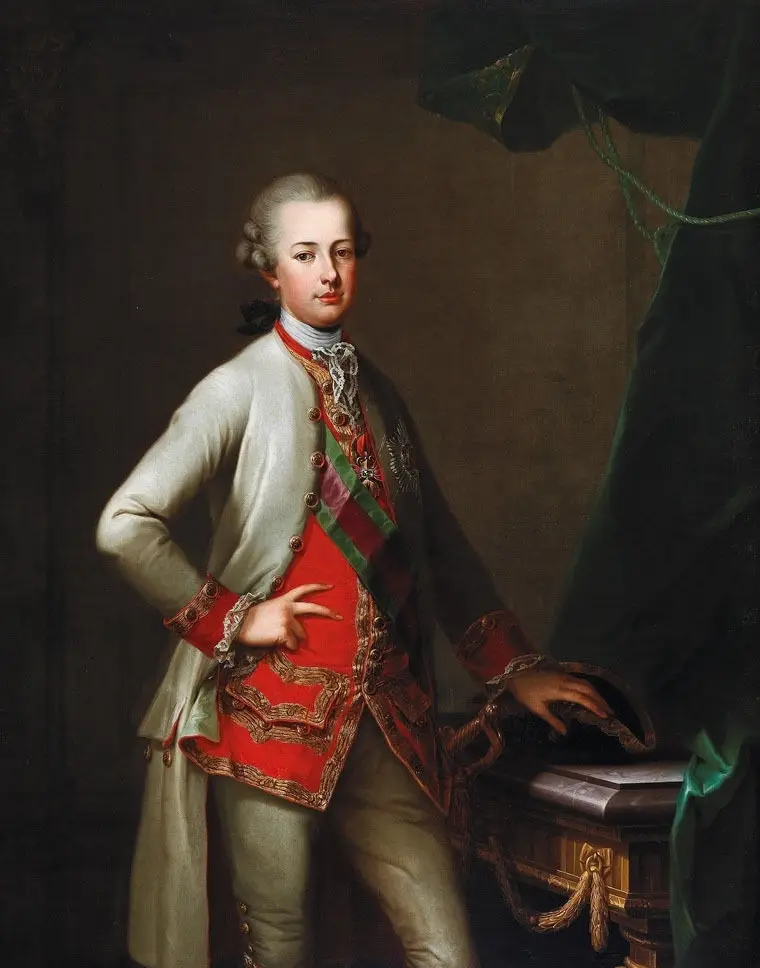 Большой Топ арт 32 дюйма # Венгрия римский император Иосиф II портрет