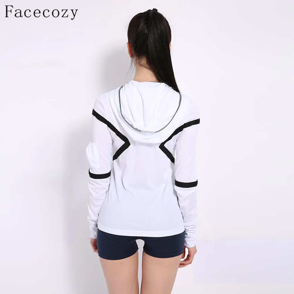 Женская тонкая Солнцезащитная куртка с капюшоном Facecozy быстросохнущая защитой от