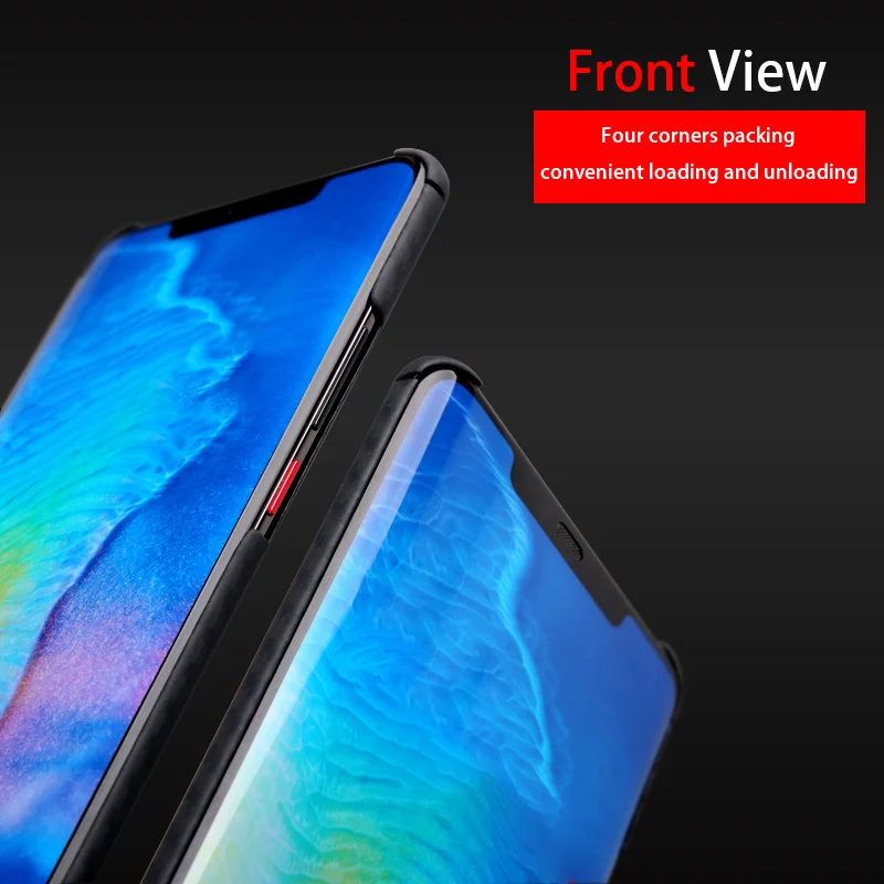 Чехол-Броня из настоящего материала для huawei mate 20 Pro, Тонкий минималистичный прочный Чехол из арамидного волокна для huawei mate 20