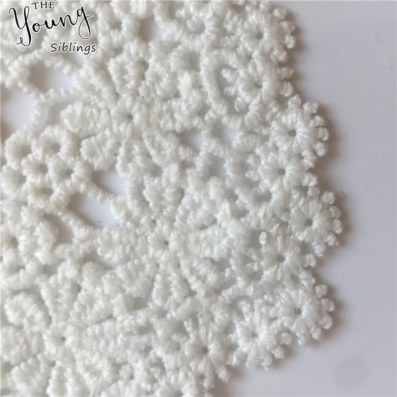 Ажурная вышивка кружевной воротник аппликация сделай сам ткань для шитья шеи