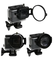 5in1 1set 58mm 16 times magnification close up macro lensadapter lens caplanyard dustcloth bag for gopro hero56
