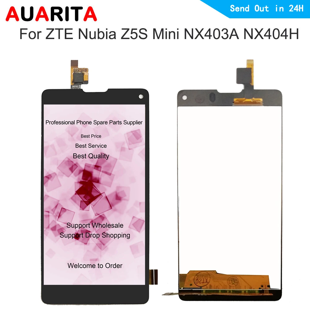 ЖК дисплей качества AAA для ZTE Nubia Z5S Mini NX403A NX404H дигитайзер сенсорного экрана в сборе