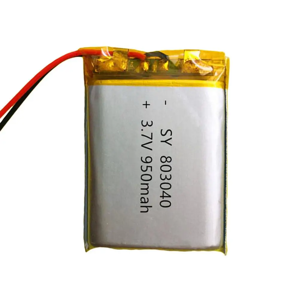 1 шт. 3 7 в 950 мАч 803040 литий-полимерный литий-ионный аккумулятор для GPS PSP MP4 MP5