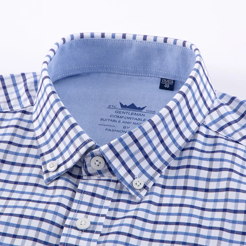 Мужские рубашки с длинным рукавом, облегающие, 5XL, хлопок, Оксфорд, мужские Рубашки, Топы, мужские рубашки в полоску, мужские рубашки в клетку, camisa social