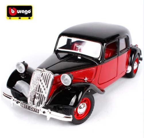 Maisto Bburago 1:24 1952 Citroen T.A 15CV ретро классический автомобиль литая под давлением модель автомобиля игрушка с оригинальной коробкой