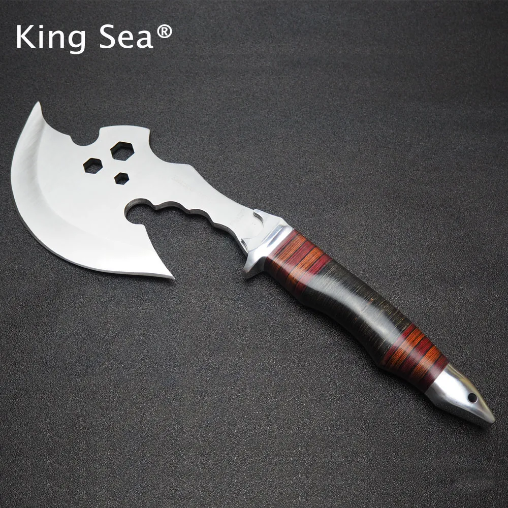 Топор King Sea Многофункциональный Томагавк Открытый Топор для кемпинга с деревянной ручкой