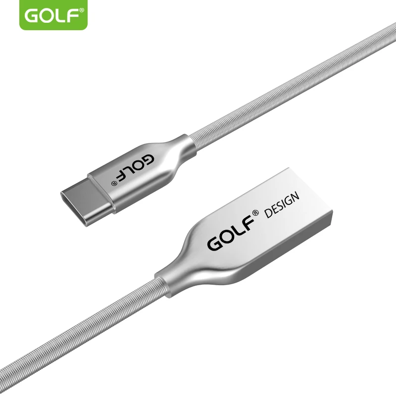 Кабель для зарядки и синхронизации данных GOLF 1m Kirsite Spring Type C USB Huawei P9 Plus P10 Mate 9 honor 8