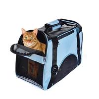 cat travel carrier bag comfort portable foldable pet bag airline approved for dogslarge cats and puppies animal