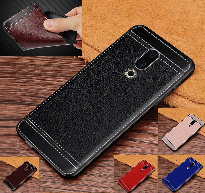 Кожаные чехлы для Meizu 16XS 16S Note 8 чехол телефона в глобальной версии 16 16X мягкий ТПУ