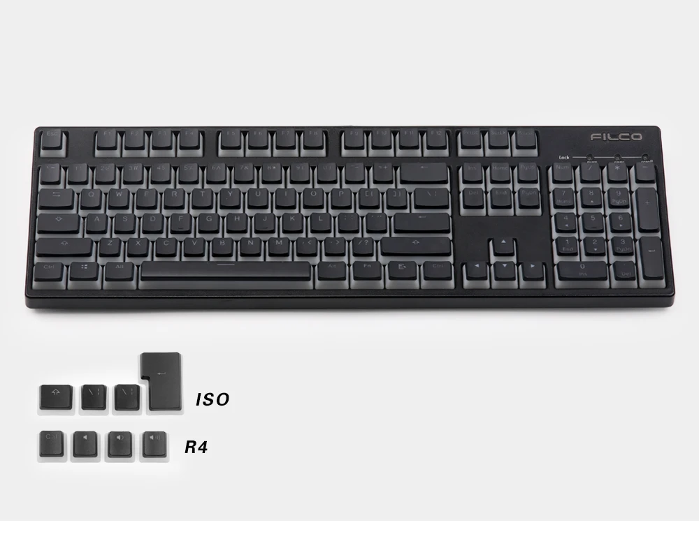 Брелок для пудинга двойной блеск OEM профиль ANSI 108 ключи с ISO для cherry mx механическая клавиатура подходит Anne Pro 2