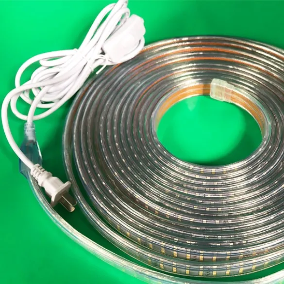 US 110V Three Row 2835 LED Strip Light Waterproof 264Leds/m Warm/White Home Decoration Lights 1m~50m | Лампы и освещение