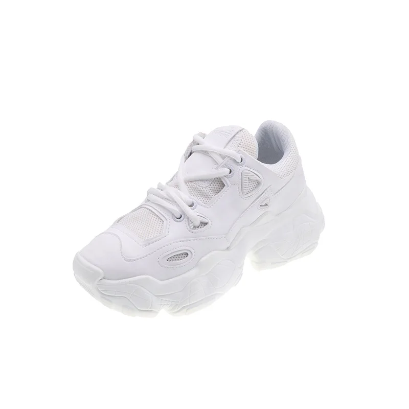 Женские кроссовки; обувь года; модная повседневная обувь; Zapatos De Mujer; роскошная дизайнерская обувь для женщин; Лидер продаж; scarpe donna Basket tenis feminino - Цвет: White