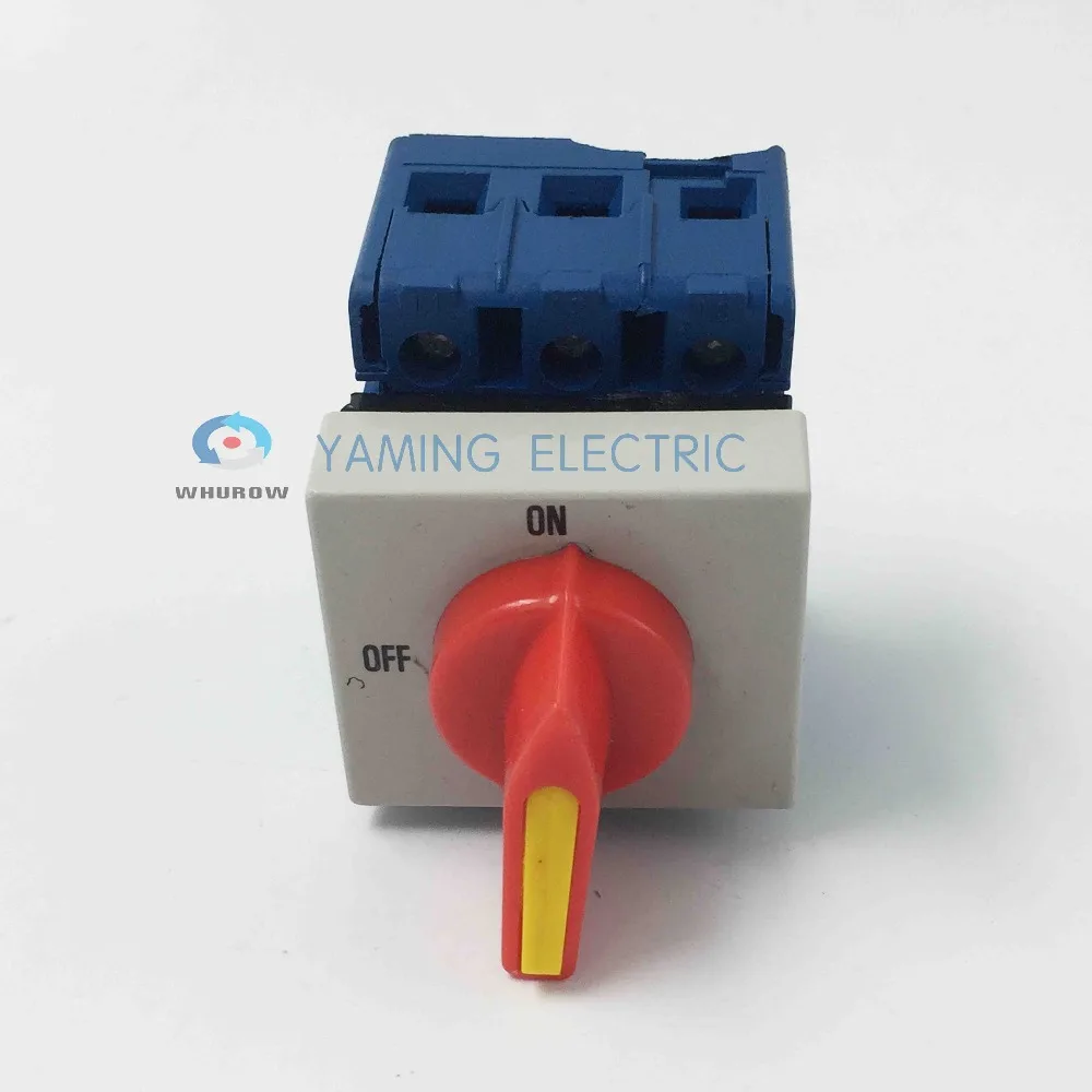 Изолирующий переключатель вкл./выкл. 32 а 3-фазный поворотный кулачковый главный