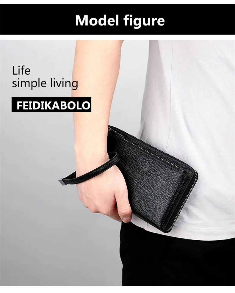 FEIDIKABOLO, роскошные мужские кошельки, натуральная кожа, мужской кошелек, мужской клатч, кошельки, Carteiras Billeteras Mujer, кошельки, Удобные сумки для мужчин