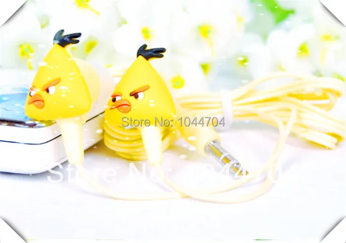Wholesale 10 pcs Anime Bird Headphone fone de ouvido wired MP3 player mobile phone music headphones Gift for kids &amp girls | Электроника