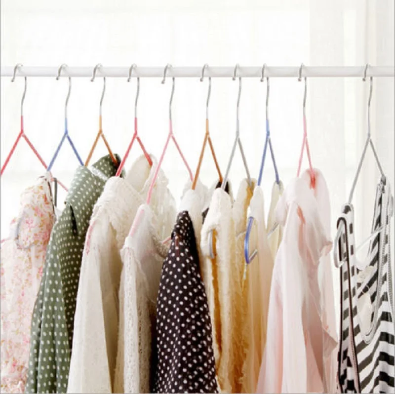 Новый сверхпрочный 10 шт Серебряный металлический провод пальто одежда рубашка