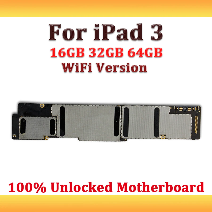 Wifi версия для iPad 3 материнская плата с системой IOS 100% разблокированная Бесплатный
