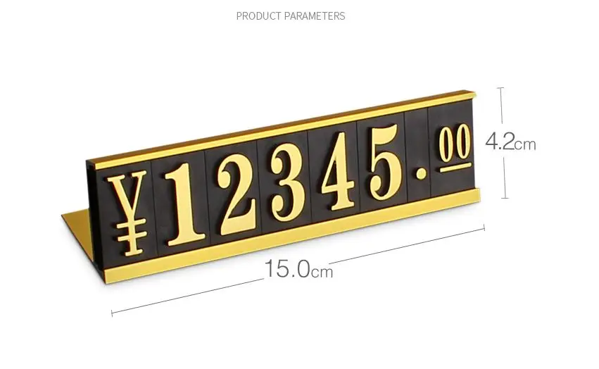 Цена товара держатель стенд металлический ярлык Рамка Алюминий L Цифровой Стенд