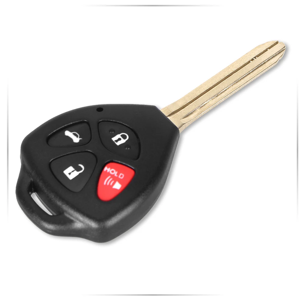 KEYYOU 10x4 кнопки дистанционного ключа автомобиля чехол для ключей для Toyota Camry 2007 2008 2009 2010 ключ для Toyota Camry, Avalon, corolla матрица RAV4 Venza Yaris