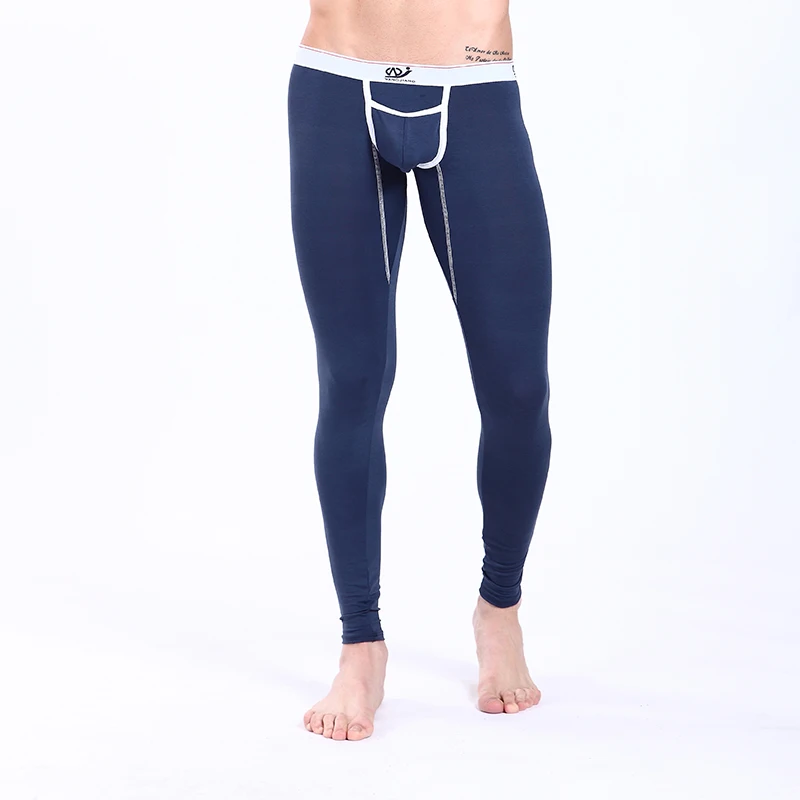 AIIOU мужское термобелье кальсоны мужские Модальные зимние теплое Брендовые брюки