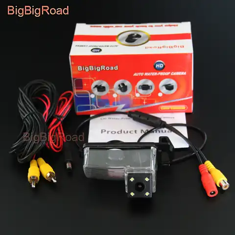BigBigRoad Автомобильная камера заднего вида, резервная парковочная камера для Nissan патруль сафари Y61, ночное видение, водонепроницаемая