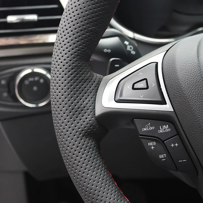Фото Фотофон BANNIS из черной кожи ручной работы для Ford Fusion Mondeo 2013-2014 №4