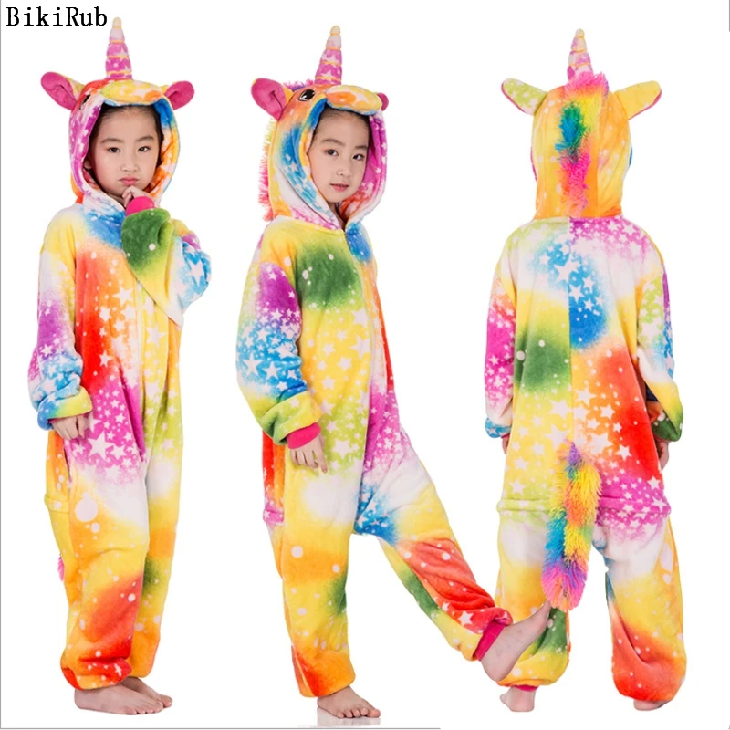 Детская Пижама BIKIRUB одежда для сна пижамный комплект мальчиков и девочек милая