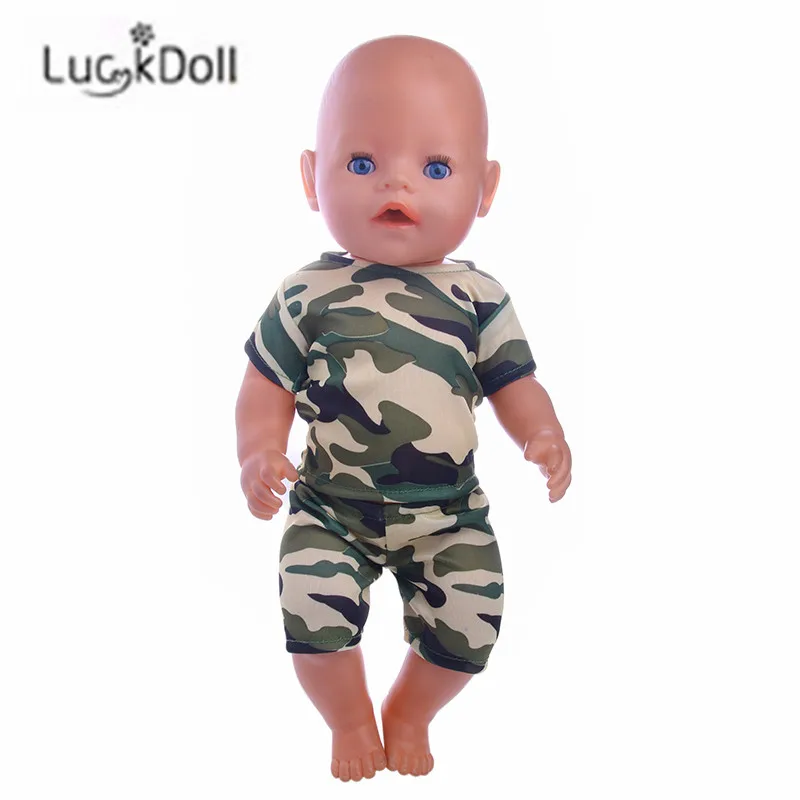 LUCKDOLL стильный стиль 18 дюймов американская кукла 43 см аксессуары для одежды