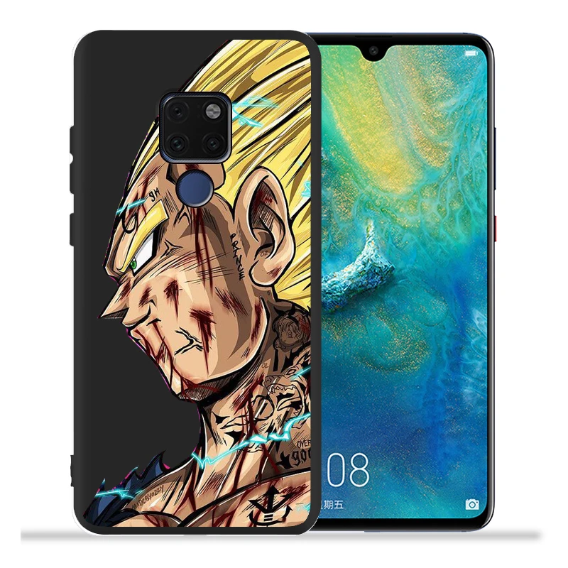 Dragon Ball Супер Саян Гоку Вегета Роскошный чехол для принципиально huawei коврики 20 Lite Pro 9 10 Nova3 Nova3i Etui - Цвет: 11