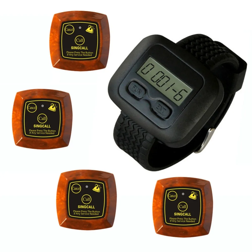 Беспроводная система вызова SINGCALL по низкой цене. Для ресторана гостиничной