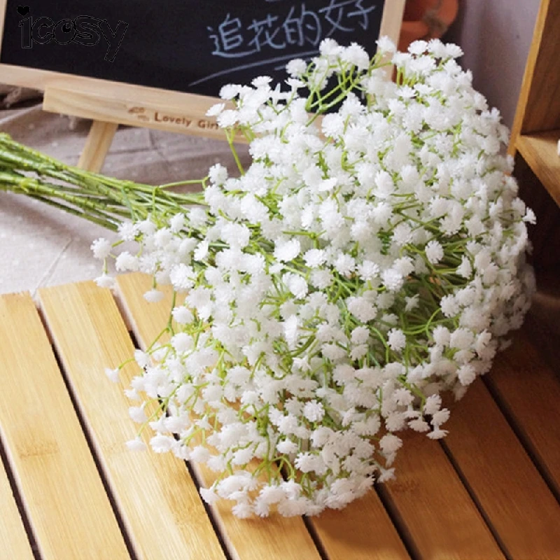 Искусственные Гипсофилы 5 шт. Декоративные искусственные цветы для свадебной