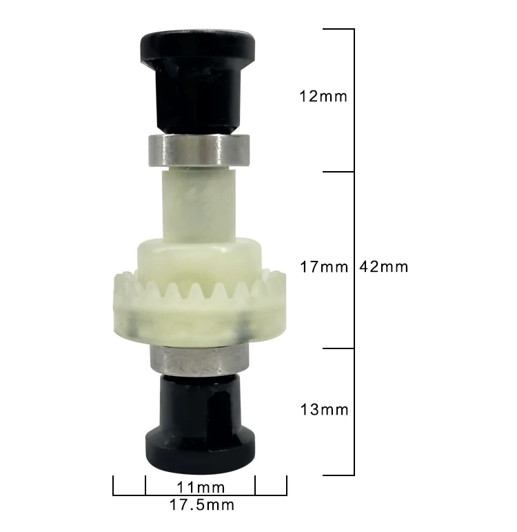 Автомобильные запасные части Subotech BG1510 BG1511 1/24 RC передний и задний дифференциал