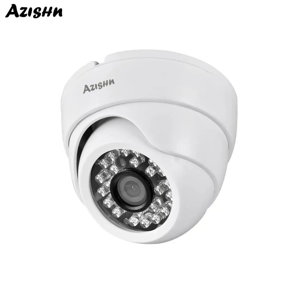 AZISHN 1080P 48V POE IP купольная камера Камера H.265 безопасности домашняя сетевая HD 2.0MP