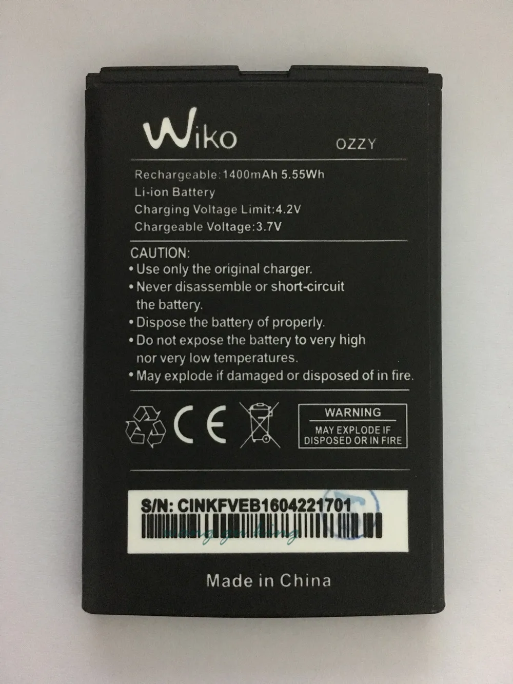 VBNM 1300 мАч оригинальный Wiko Ozzy Аккумулятор для AKKU батарея PILk|Аккумуляторы