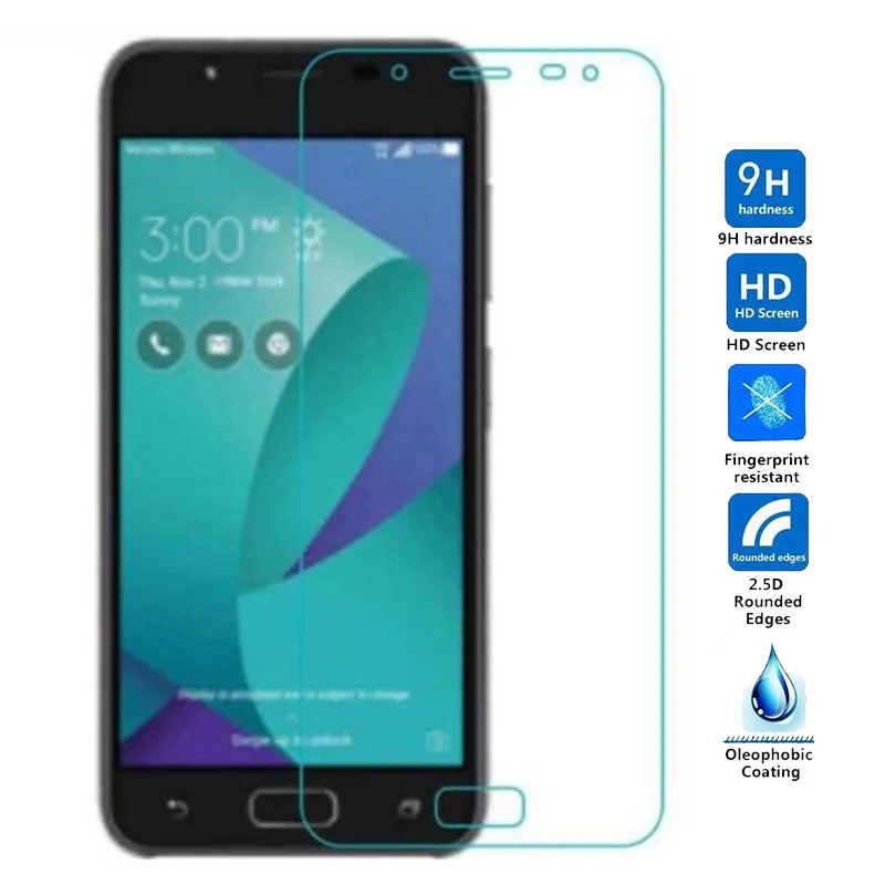 2pcs 9H Tempered Glass For ASUS Zenfone C ZC451CG 4.5'' Scratch Proof Screen Protector Film Asus ZenFone V Live V500KL | Мобильные