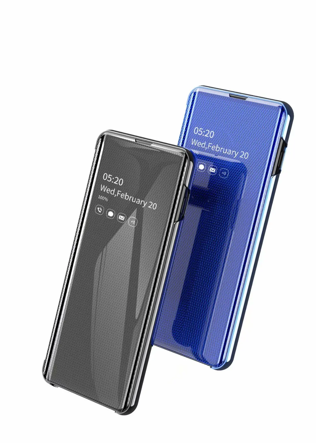 Для samsung S10 чехол S10 зеркальный чехол откидной складной кронштейн задняя крышка для samsung Galaxy S10
