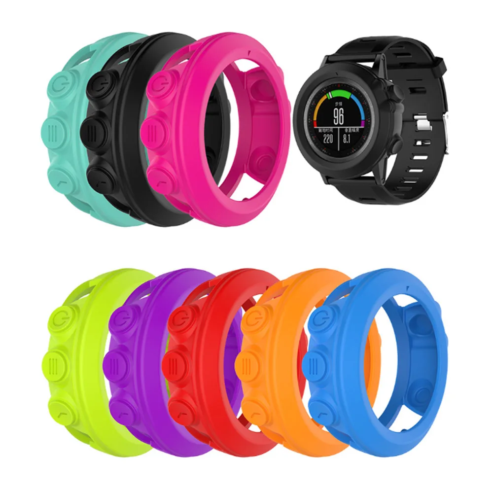 Tschick мягкий силиконовый защитный чехол для Fenix 3 Сапфир/Fenix HR/Quatix 3/Tactix Bravo GPS часы