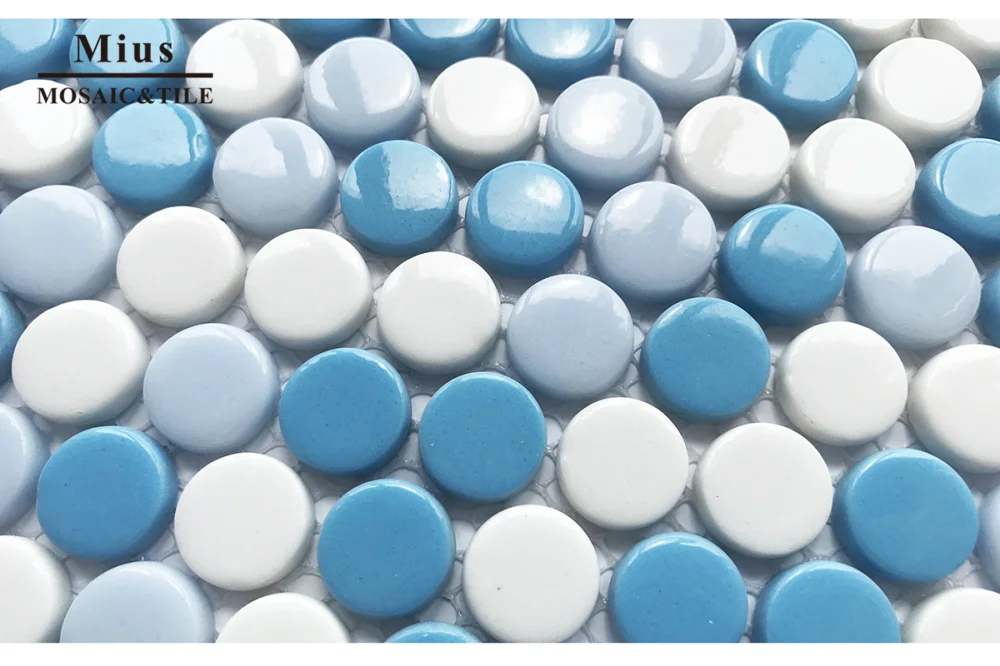 Фотоплитка из Средиземноморского синего стекла|Создание мозаики| |