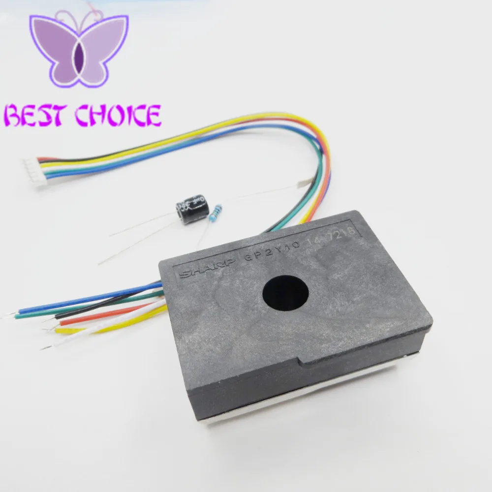 GP2Y1014AU0F Compact Optical Dust Sensor Compatible GP2Y1010AU0F GP2Y1010AUOF Smoke Particle With Cable | Инструменты