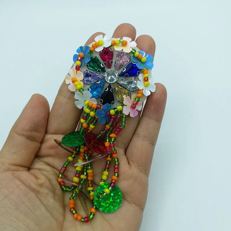 1 шт. блестки для одежды аппликация вышивания|beaded patches|patches for clothingsequin beads patches |