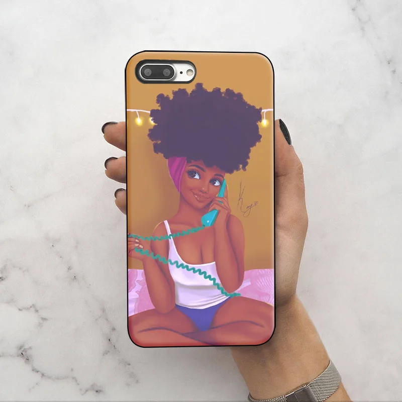 OUTMIX bunz melanin Poppin Мягкий ТПУ Черный силиконовый чехол для iPhone Xr Xs Max X или 10 8 7 6 s plus 5 5S