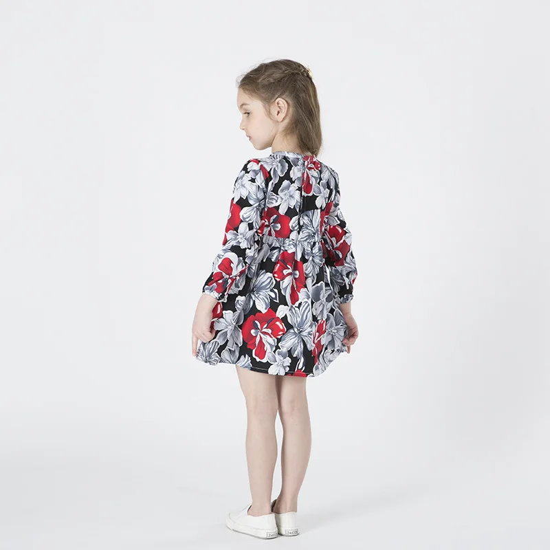 Autumn Spring Girl Cotton Dress Clothes 2017 Kids Dresses For Girls Princess Party Casual Long Sleeve Baby 2-8 Years | Детская одежда и