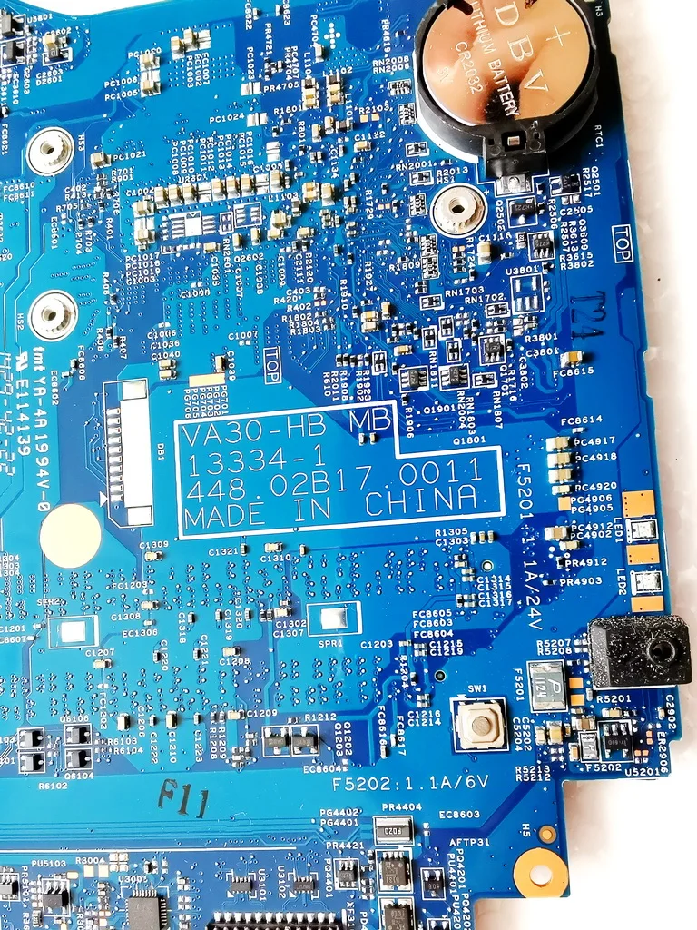 Для ACER V3-331 V3-371 Материнская плата ноутбука I3-4005U VA30-HB 13334-1 448.02B17.0011 испытанное хорошее